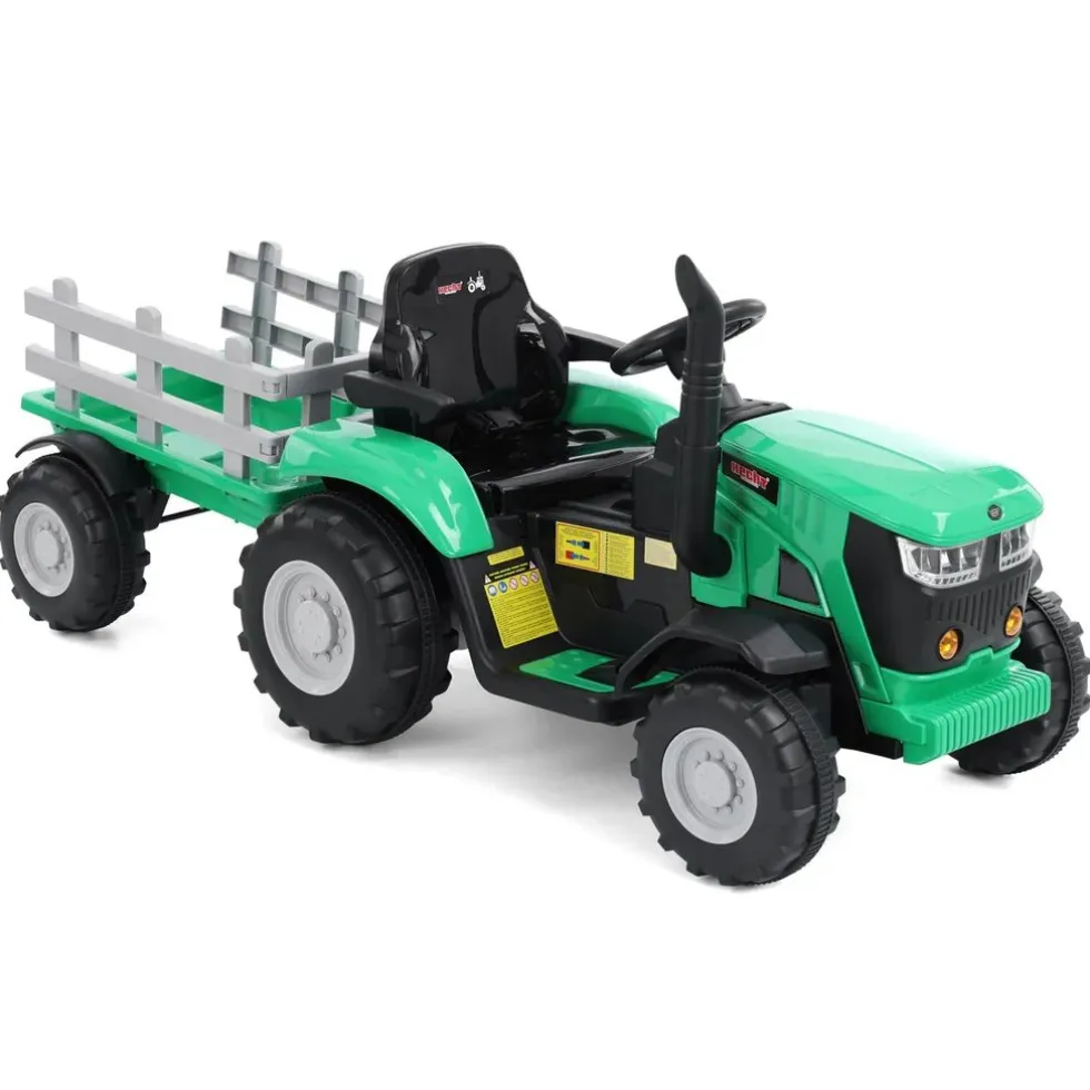 Akumulatorowy traktor zabawkowy - HECHT 50825 GREEN