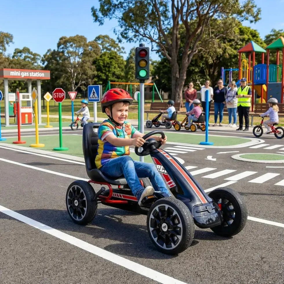 Gokart na pedały - HECHT 59793 BLACK