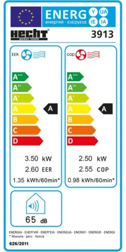 Klimatyzator elektryczny - HECHT 3913