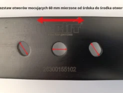 NÓŻ DO KOSIARKI HECHT 552 RS
