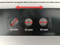 NÓŻ DO KOSIARKI HECHT 543, 543SX