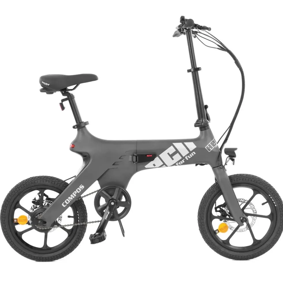 Rower elektryczny - HECHT COMPOS MINI GREY