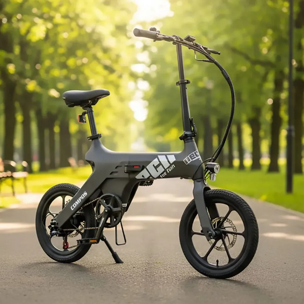 Rower elektryczny - HECHT COMPOS MINI GREY