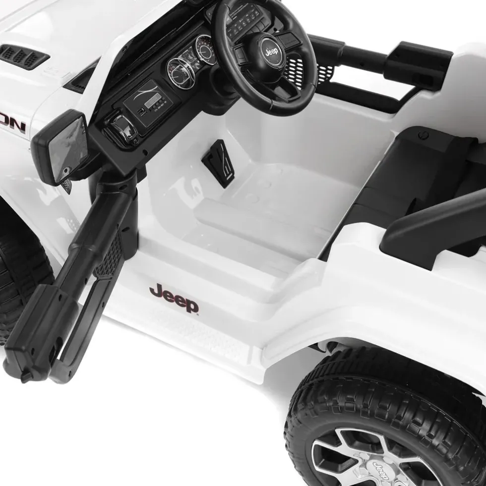 Samochód akumulatorowy - Jeep Wrangler Rubicon White