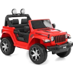 Samochód akumulatorowy - Jeep Wrangler Rubicon Red